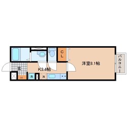 中野栄駅 徒歩10分 3階の物件間取画像